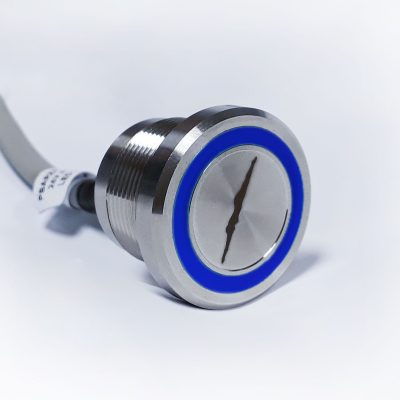 PULSANTE PIEZO INOX